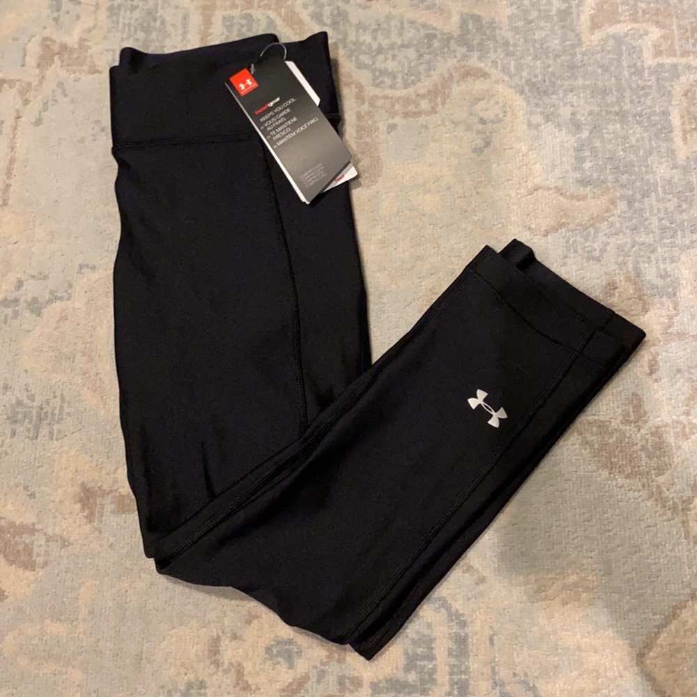 Black Under Armor Compression Capri Leggings